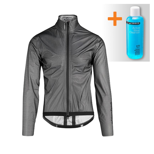 Assos Equipe RS regenjacket zwart unisex 133234318-VRR