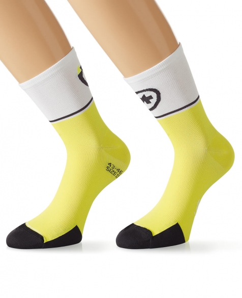 assos exploitSocks_evo7 fietssokken heren geel 136065233