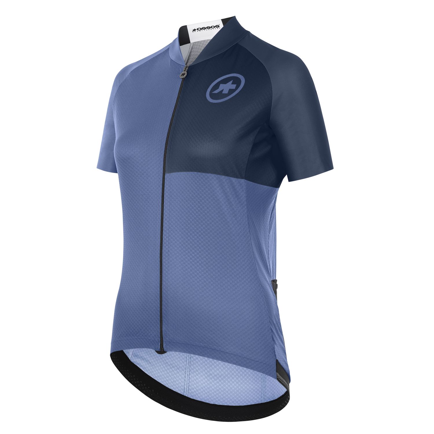 Assos UMA GT C2 EVO Stahlstern fietsshirt korte mouw blauw dames S