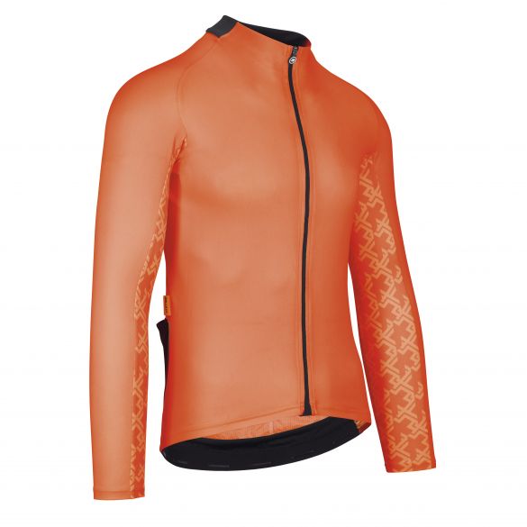 Assos Mille GT summer lange mouw fietsshirt oranje heren 11.24.276.49