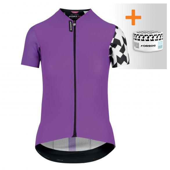 Assos Dyora RS Aero fietsshirt SS paars dames S
