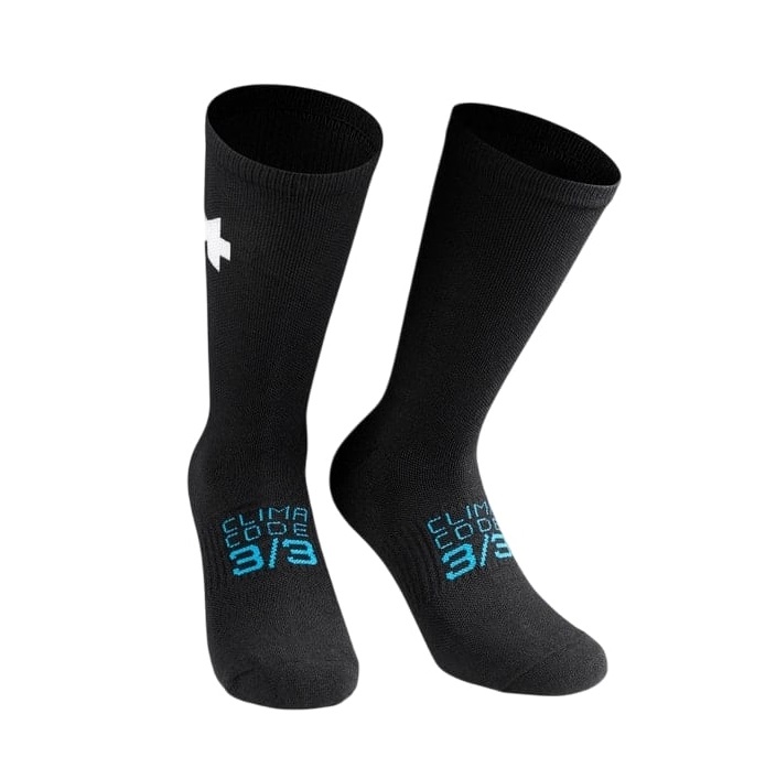 Assos Winter Socks P1 zwart unisex P13.60.790.18