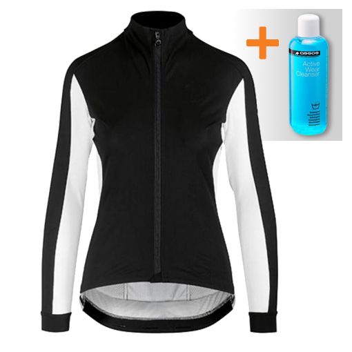 Assos HabuJacketLaalalai fietsjack zwart/wit dames 123033657-VRR