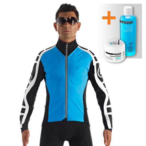 Assos iJ.bonKaCento.6 fietsjack blauw heren 113031529
