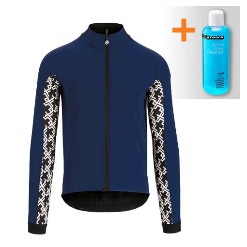 Assos Mille GT ultraz winter lange mouw jacket blauw heren 113034625