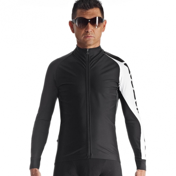 Assos Milleintermediate_evo7 fietsjack zwart/wit heren 113033057