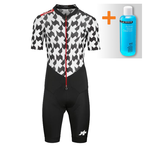 Assos S9 LeHoudini RS Aero RoadSuit zwart/wit heren 111118099