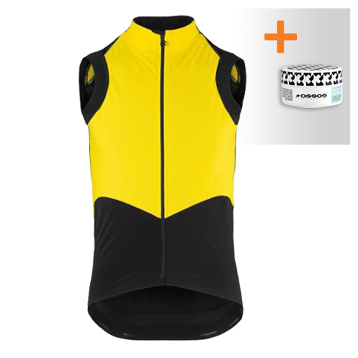 Assos Tiburugiletéquipe mouwloos vest geel heren 113033433