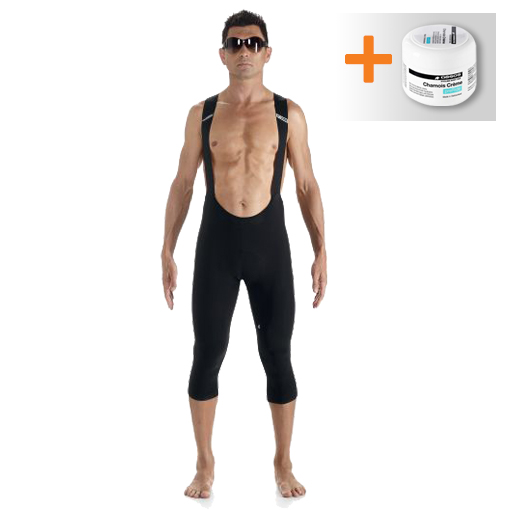 Assos TK.tiburuKnickersMille_s7 3/4 fietsbroek zwart heren 111218318