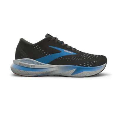 Brooks Adrenaline GTS 24 hardloopschoenen zwart/blauw heren 1104371D095