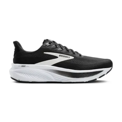 Brooks Ghost 17 hardloopschoenen zwart/wit dames 1204311B090