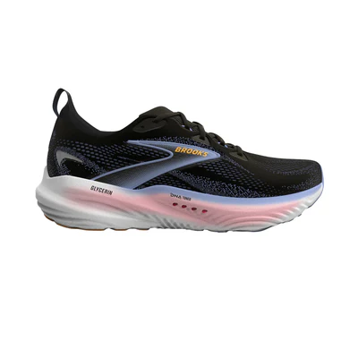 Brooks Glycerin 22 hardloopschoenen Black/Blue Heron/Orange dames 120434-088