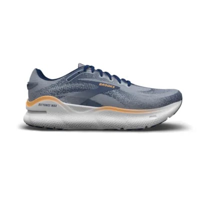Brooks Defyance Max hardloopschoenen wit/navy/apricot heren