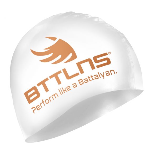 BTTLNS Absorber 2.0 siliconen badmuts wit/goud 0318005-103