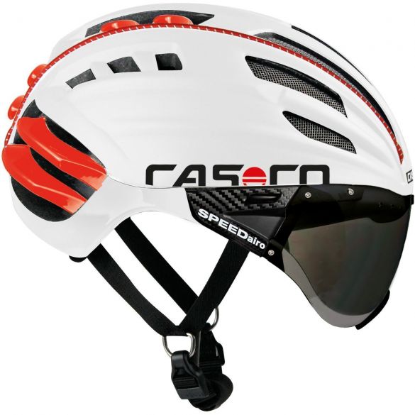 Casco SPEEDairo Fietshelm wit/rood 04.1506