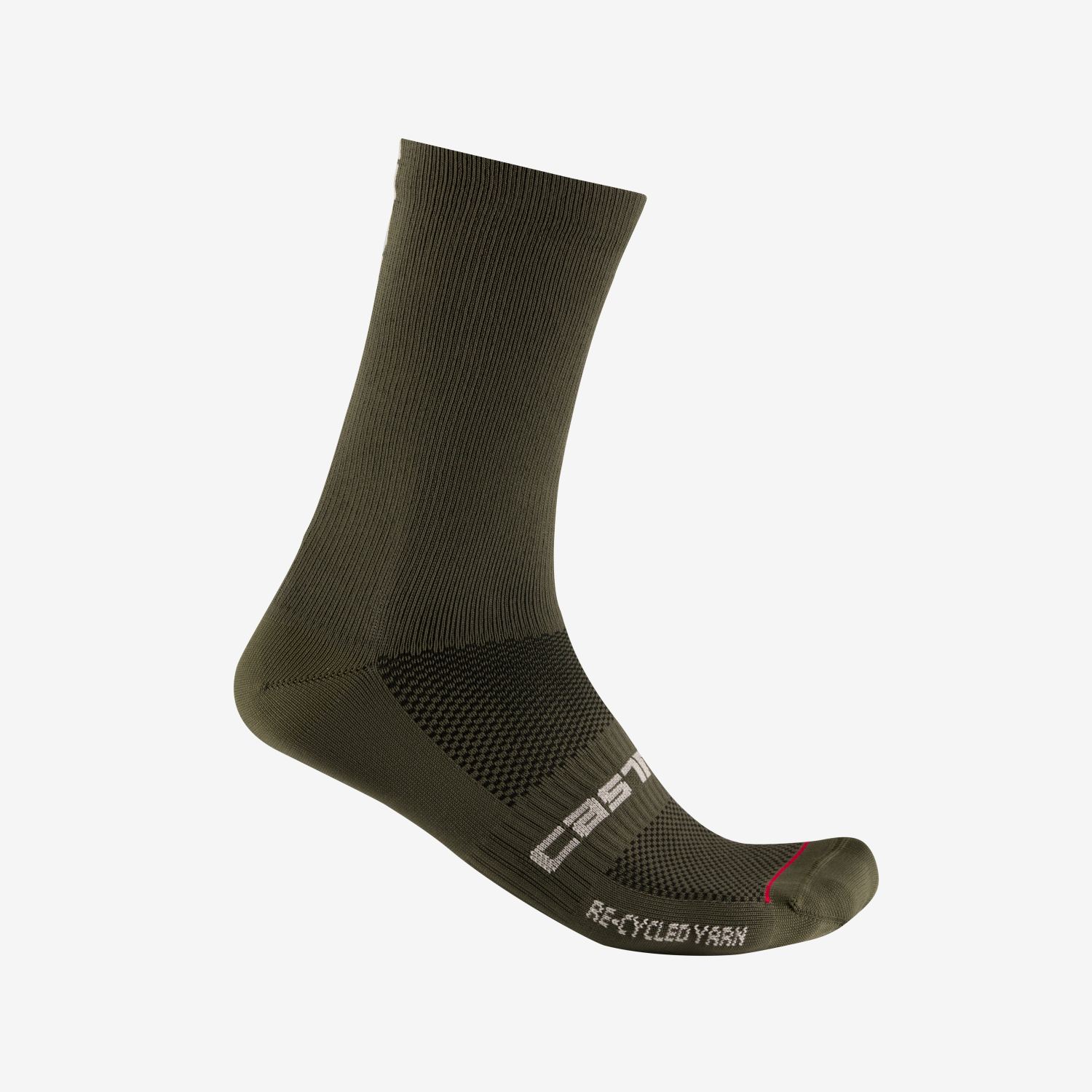 Castelli Re-Cycle Thermal 18 fietsokken groen heren XXL