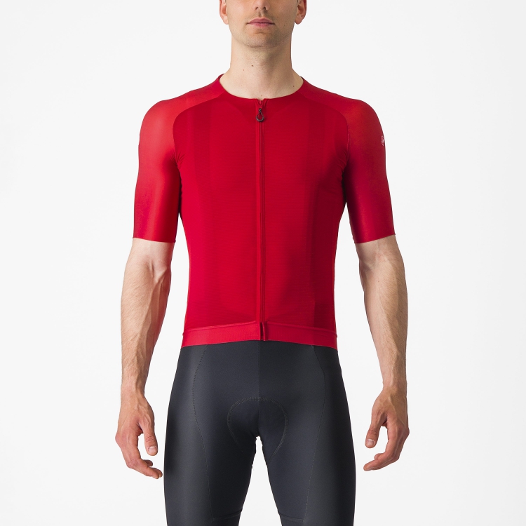 Castelli Aero Race 7.0 fietsshirt korte mouw rood heren L