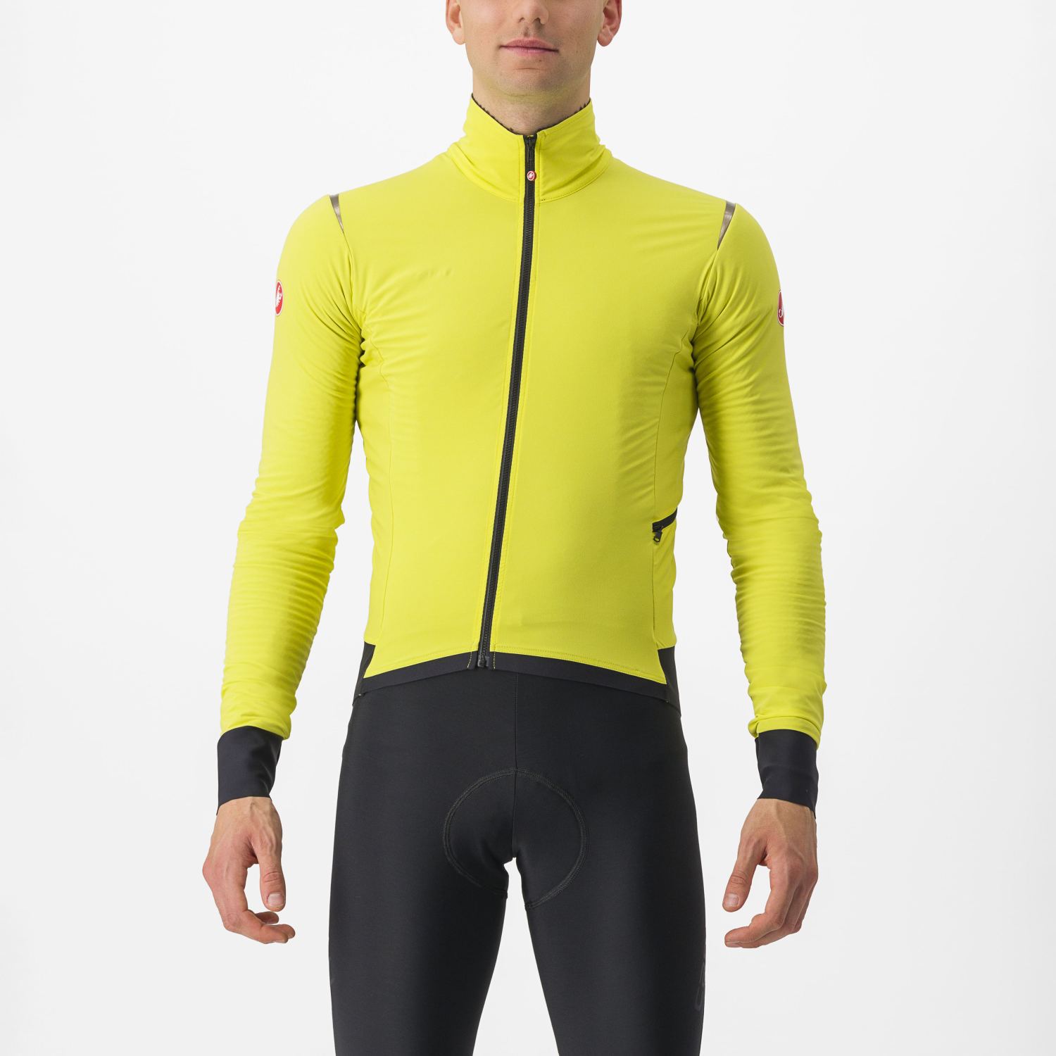 Castelli Alpha Flight RoS lange mouw fietsjack geel heren L