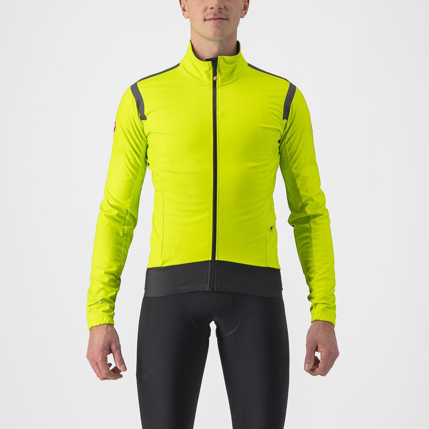 Castelli Alpha RoS 2 light fietsjack groen/geel heren XXL