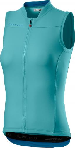 Castelli Anima 3 SL fietsshirt mint blauw dames 21057-479