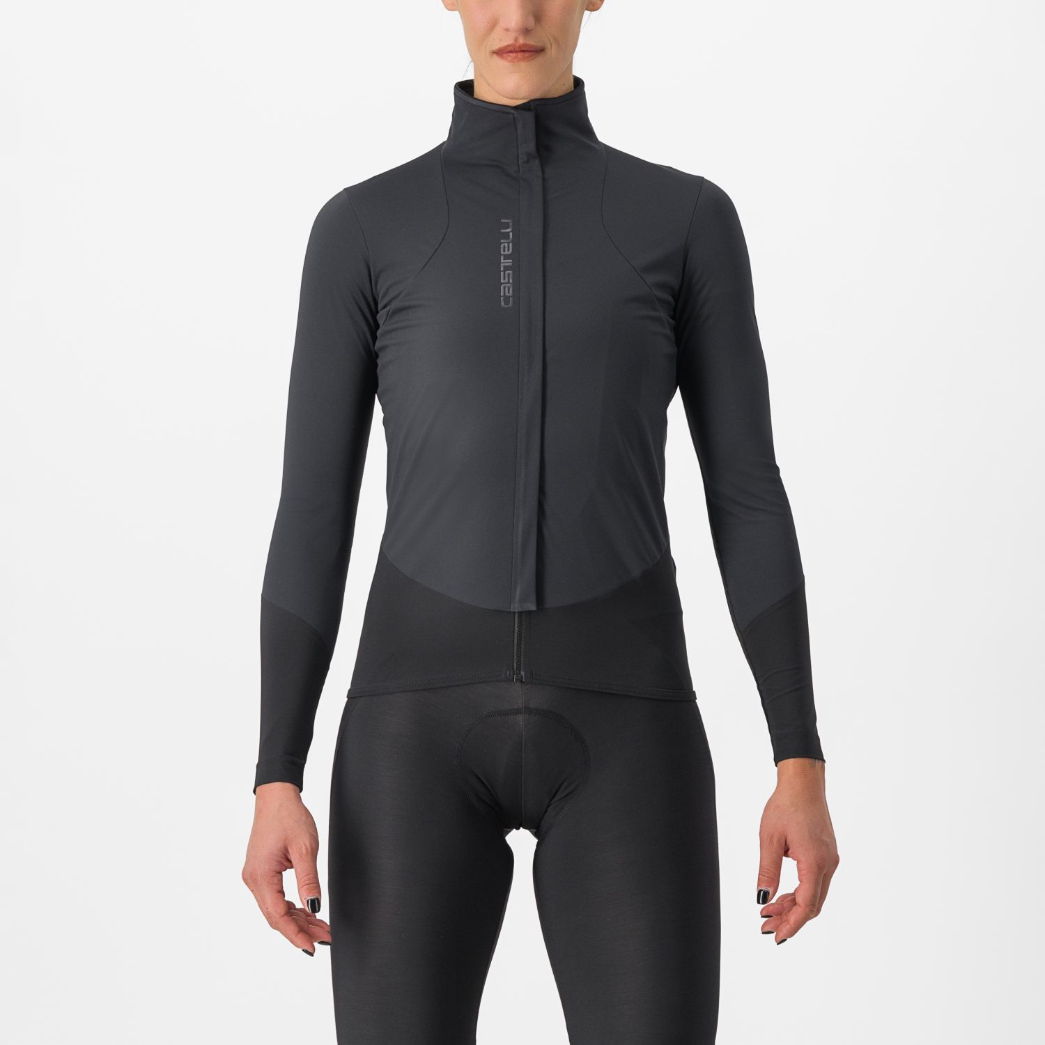 Castelli Beta RoS lange mouw fietsjack zwart dames XL