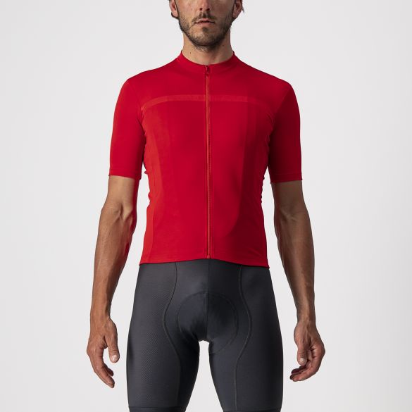 Castelli classifica fietsshirt korte mouw rood heren 4521021-023