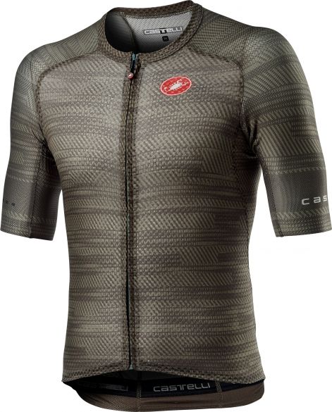 Castelli Climber's 3.0 SL korte mouw fietsshirt donkergroen heren 21012-364