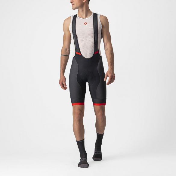 Castelli Competizione kit bibshort zwart/rood heren XXL