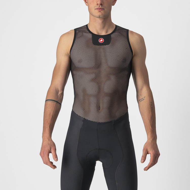 Castelli Core mesh 3 mouwloos ondershirt zwart heren XXL
