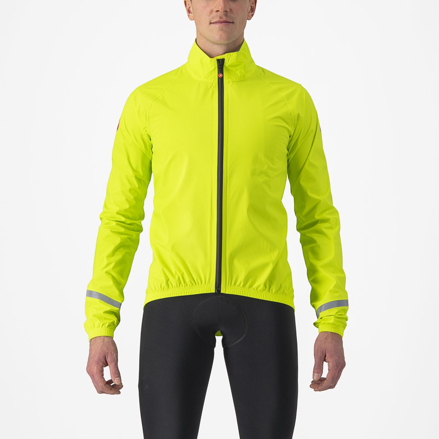 Castelli Emergency 2 regenjack geel/groen heren XL