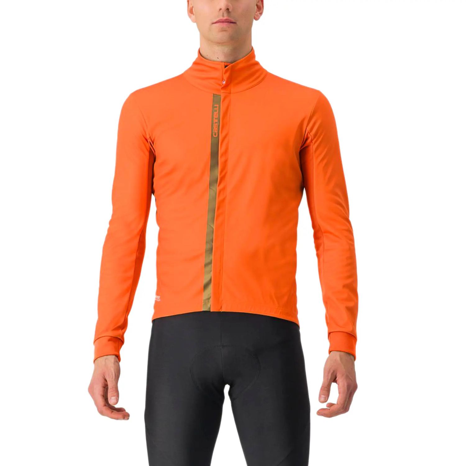 Castelli Entrata lange mouw fietsjack oranje heren L
