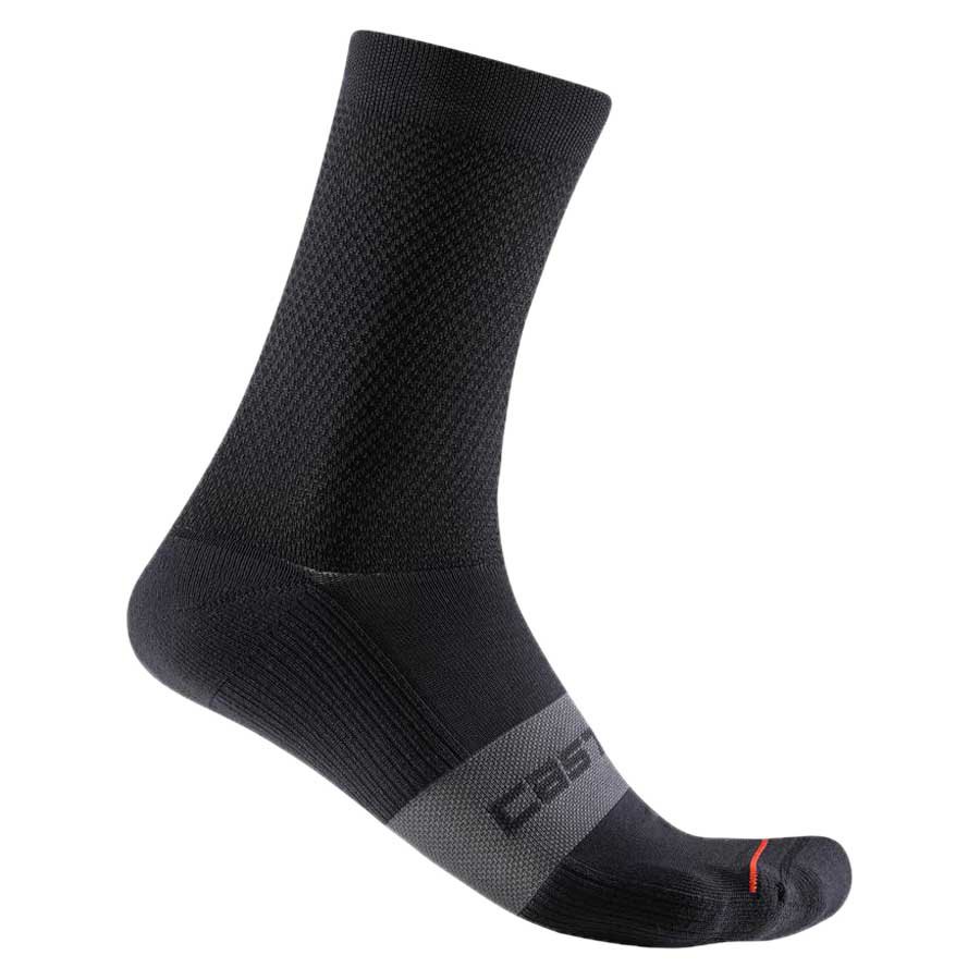 Castelli Espresso 15 fietsokken zwart unisex XXL