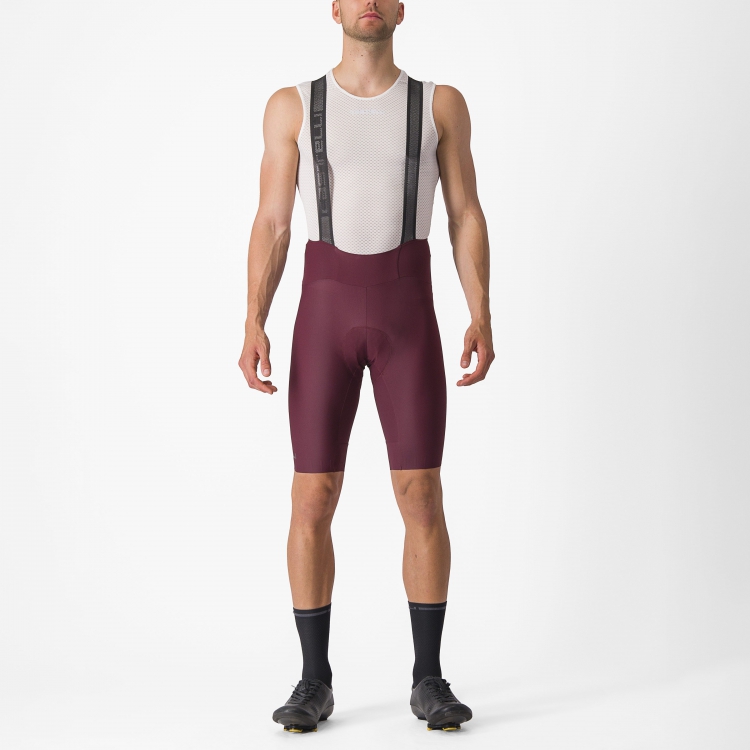 Castelli Espresso bibshort rood heren L
