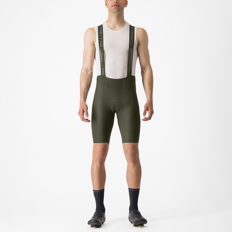 Castelli Espresso bibshort groen heren L