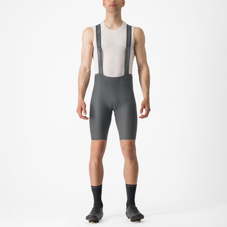 Castelli Espresso bibshort lichtgrijs heren XL