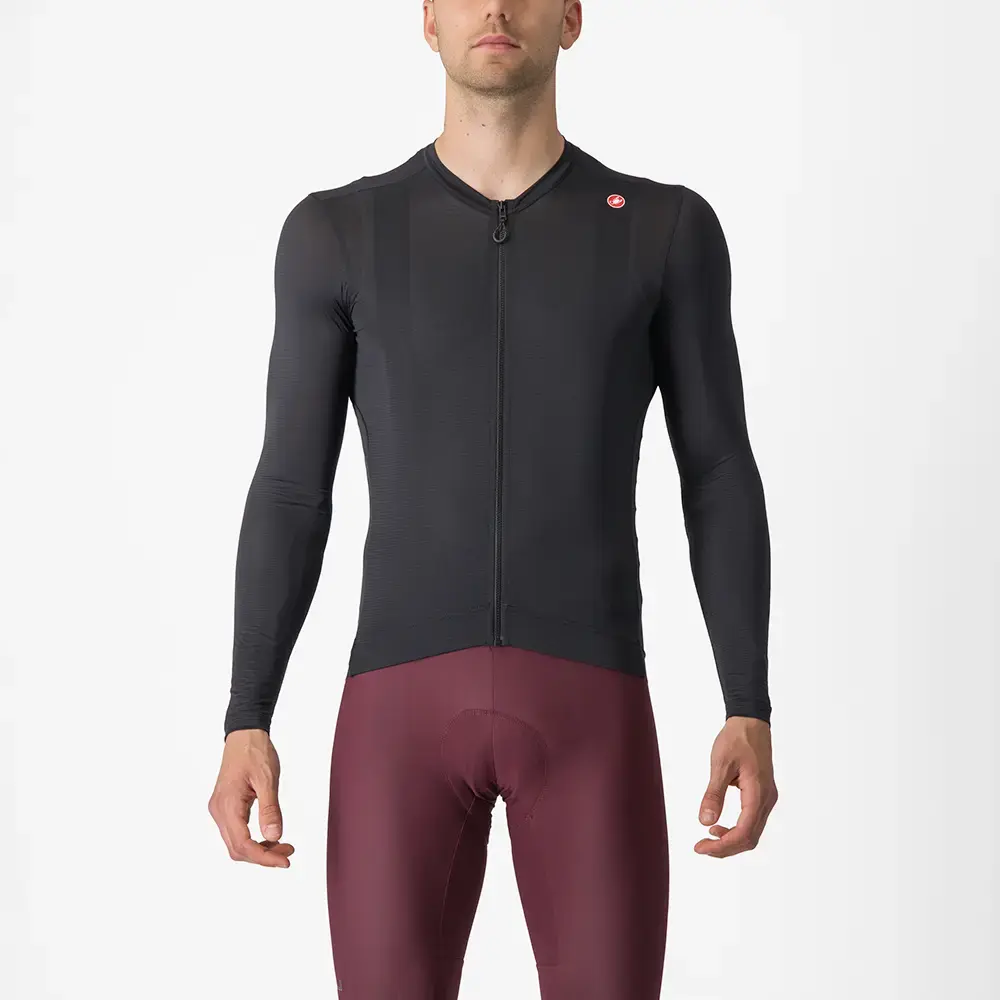Castelli Espresso fietsshirt lange mouw zwart heren XXXL