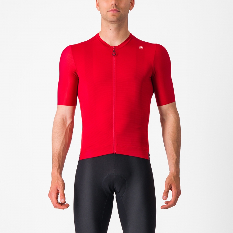 Castelli Espresso fietsshirt korte mouw rood heren