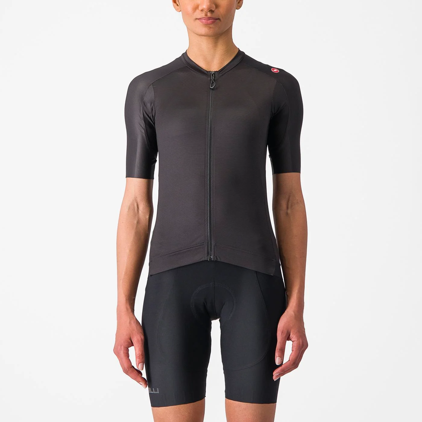 Castelli Espresso fietsshirt korte mouw zwart dames L