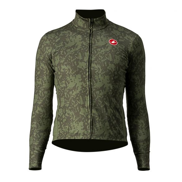 Castelli Unlimited Thermal SS fietsshirt groen heren XL