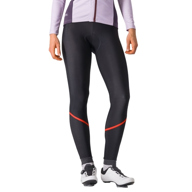 Castelli Velocissima DT fietsbroek lang black/hibiscus dames 4522550-181