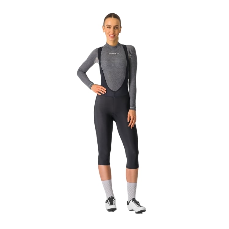 Castelli Entrata w bibknicker fietsbroek zwart dames 4524547-010
