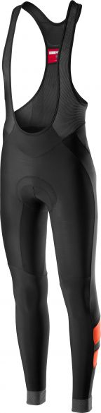 Castelli Velocissimo 4 fietsbroek zwart/oranje heren 19515-341