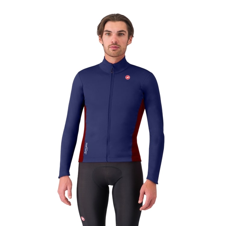 Castelli Entrata 2 fietsjack belgian blue/bordeaux heren 4525507-424