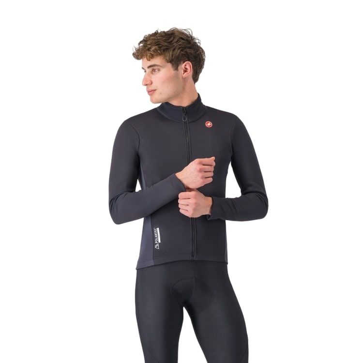 Castelli Entrata 2 fietsjack light black/dark grey heren 4525507-085