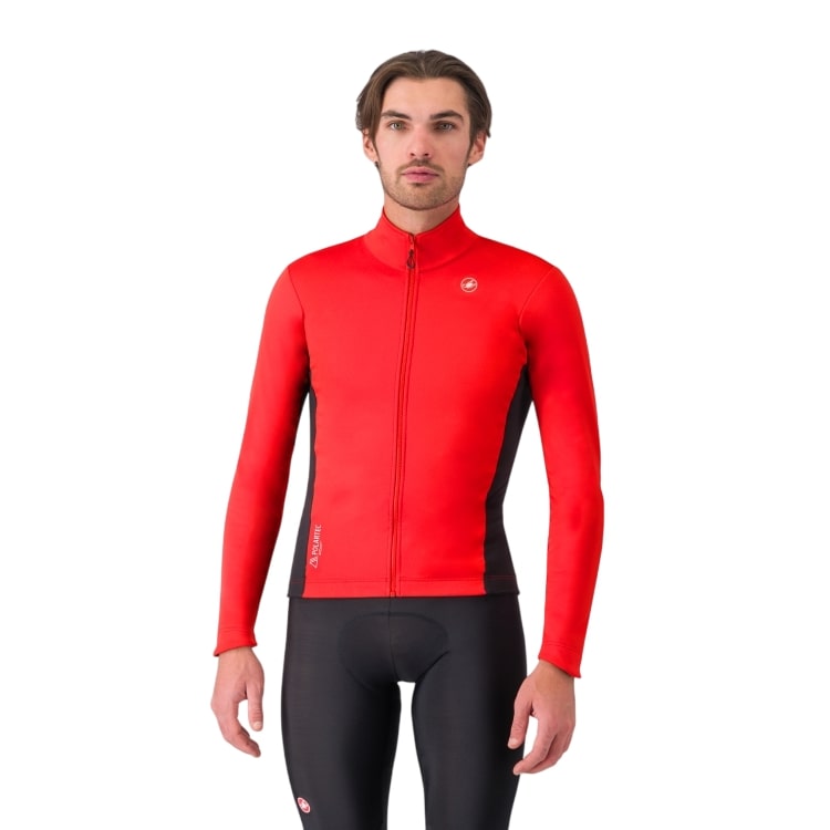 Castelli Entrata 2 fietsjack red/black heren 4525507-023