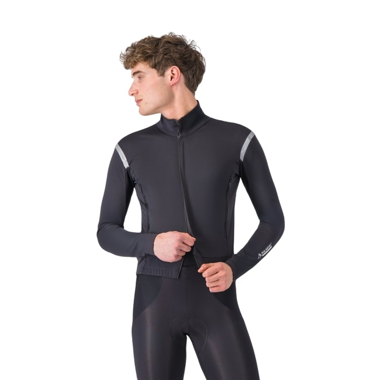 Castelli Perfetto RoS 3 fietsjack light black/silver heren 4525556-085
