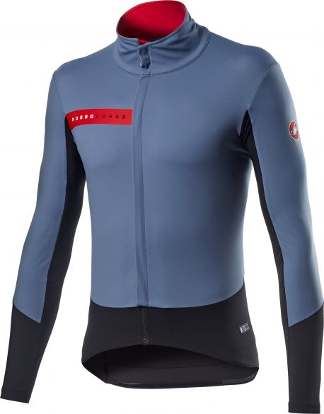Castelli Beta RoS fietsjack blauw heren 20505-062