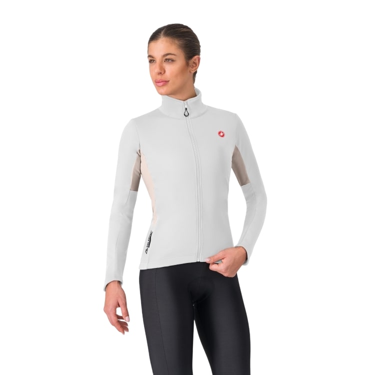 Castelli Entrata 2 W jacket fietsjas lange mouw ivory dames 4525534-065