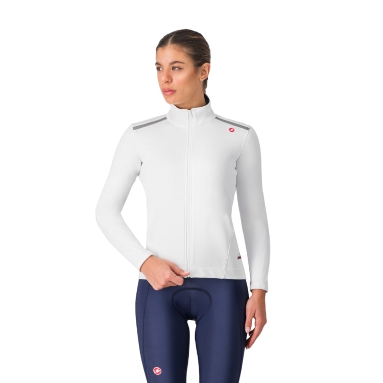Castelli Espresso Air W Jacket Fietsjas lange mouw ivory dames 4525532-065