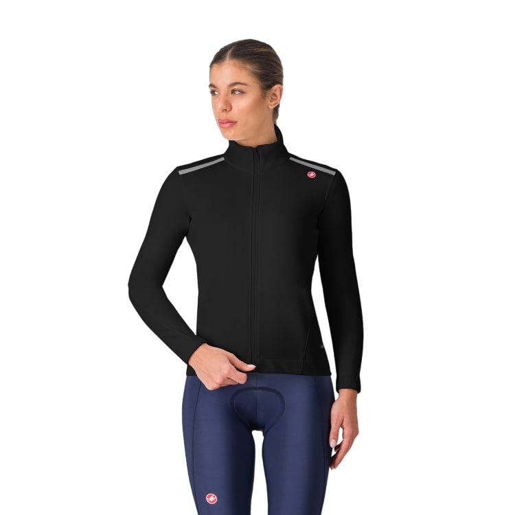 Castelli Espresso Air W Jacket Fietsjas lange mouw zwart dames 4525532-085